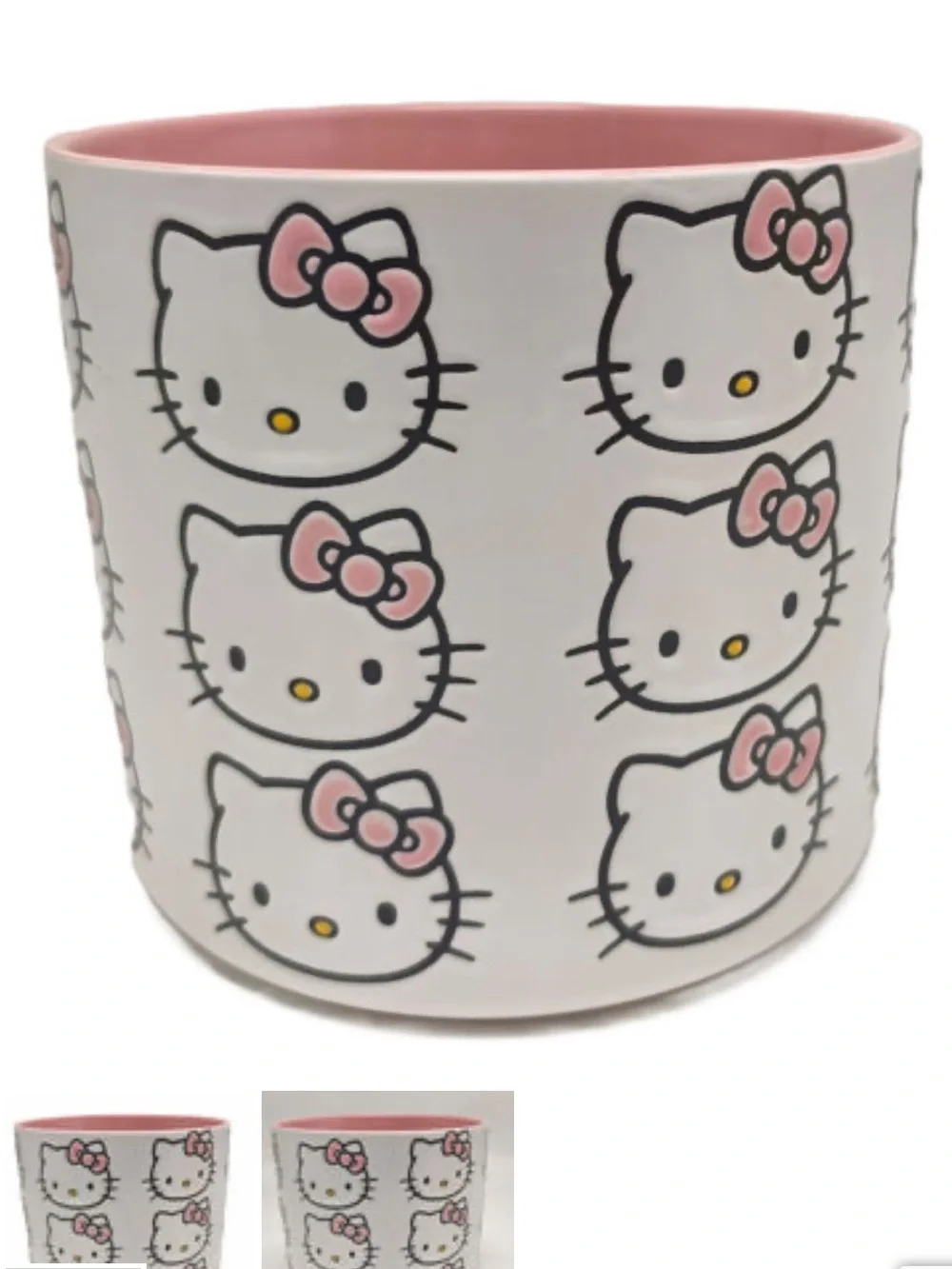 New Hello Kitty pink face planter-NWT